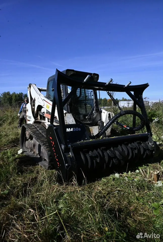 Гусеничный Bobcat с мульчерной фрезой Prinoth M450s